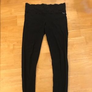 Victoria’s Secret Lace Waistband Leggings